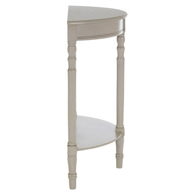 Heritage Grey Putty Pine Wood Console Table