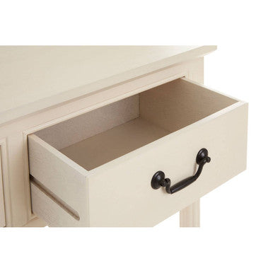 Heritage 3 Drawer Ivory Console Table