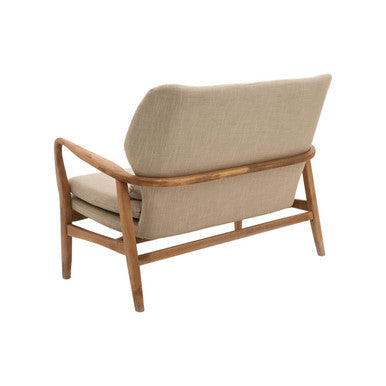 Stockholm Birch Wood Frame 2 Seat Sofa