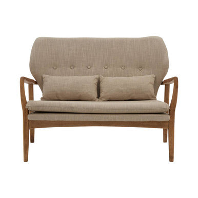 Stockholm Birch Wood Frame 2 Seat Sofa