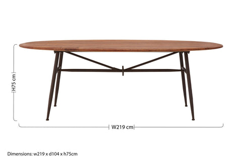 New Foundry Oval Table