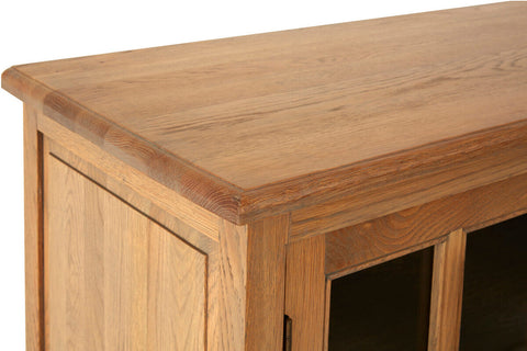 Lyon Oak Wood Sideboard with Washed Grey Finish