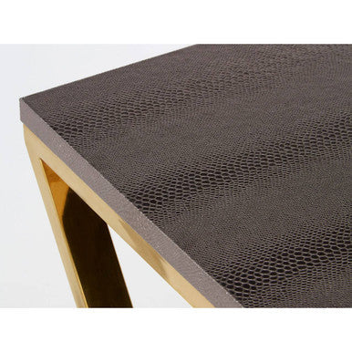 Pacific Faux Snake Skin Nest Of 3 Tables