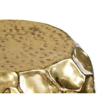 Templar Textured Antique Brass Finish Set of 2 Side Tables