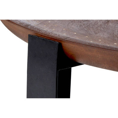 Templar Mango Wood Round Side Table