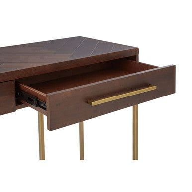 Brando Acacia Wood Effect Console Table with Drawers