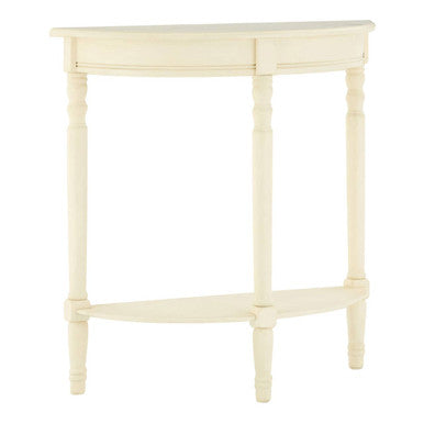 Heritage Ivory Rounded Console Table