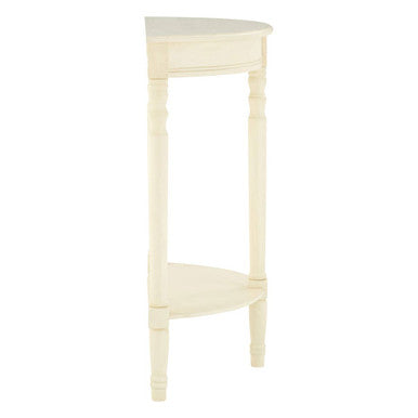 Heritage Ivory Rounded Console Table