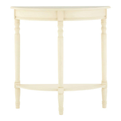 Heritage Ivory Rounded Console Table