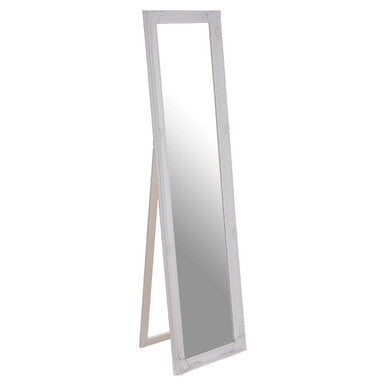 Elizabeth White Floor Standing Mirror
