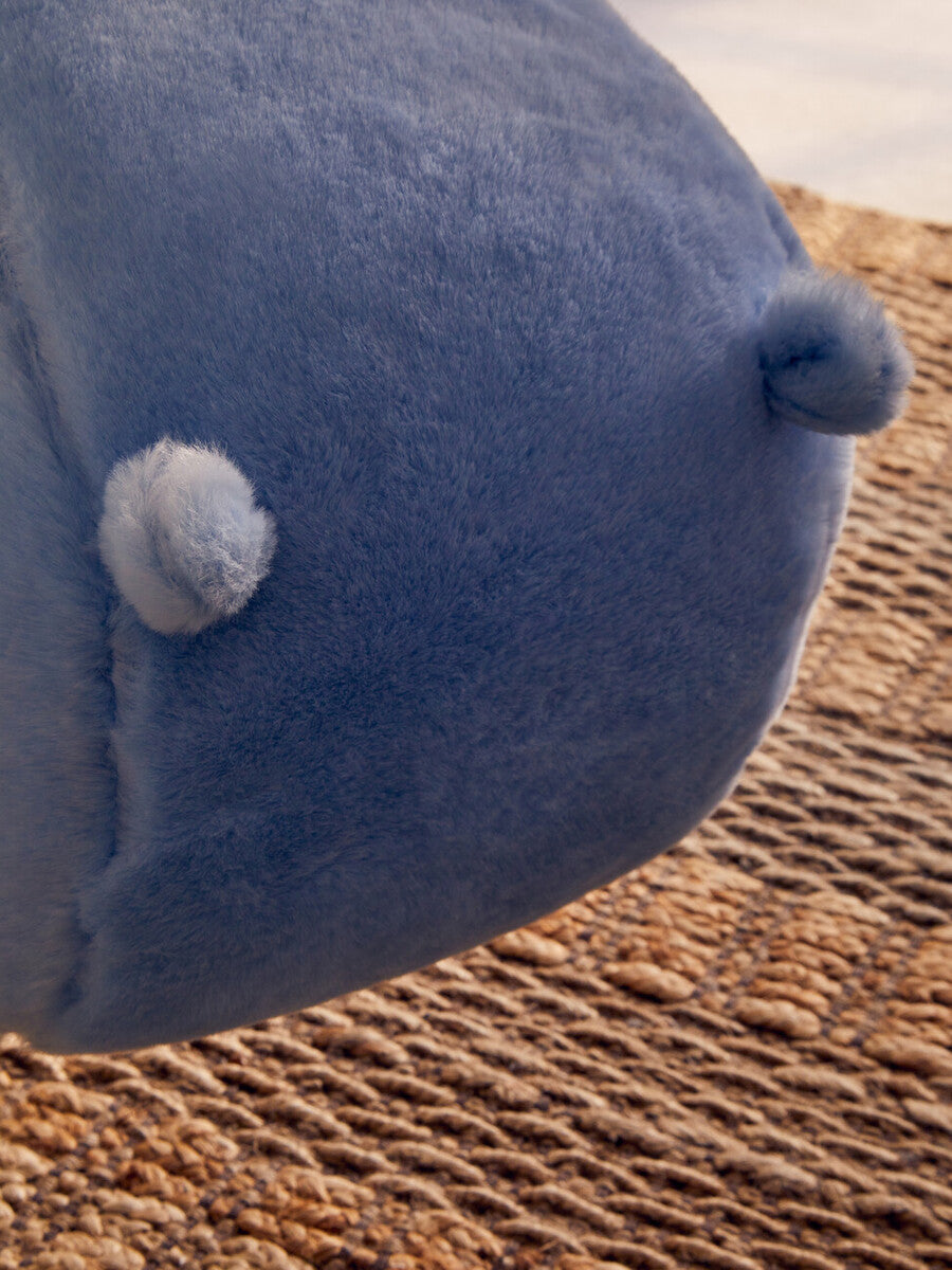 Jungle Safari Kids Blue Hippo Animal Stool