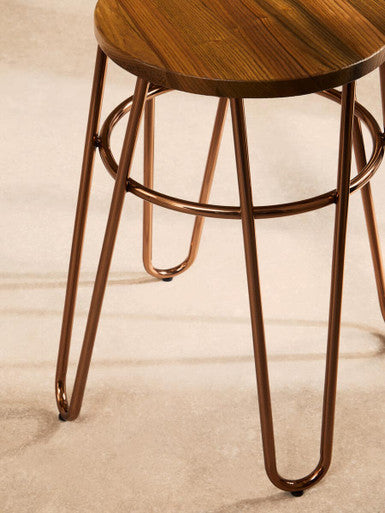 District Rose Gold Hairpin Stool