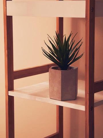 ARLA 3 Tier  Bathroom Shelf Unit With Birchwood Frame