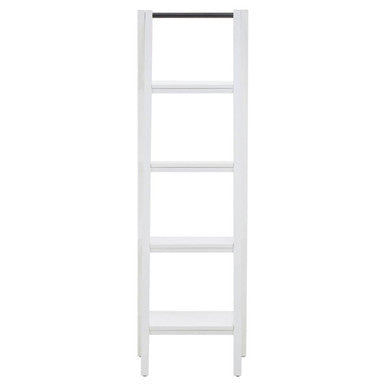 Dayak White 4 Tier Shelf Unit