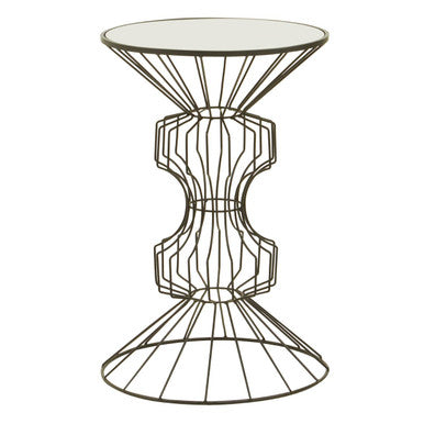 Yaxi Black Finish Frame Table