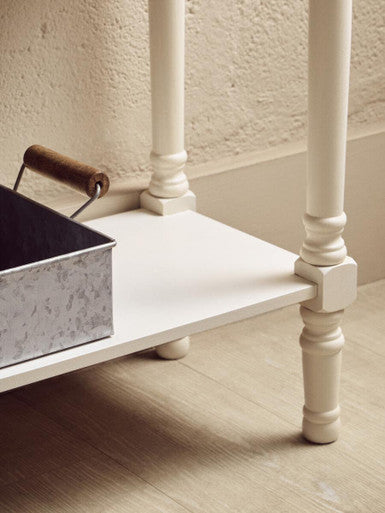 Heritage 2 Drawers White Console Table
