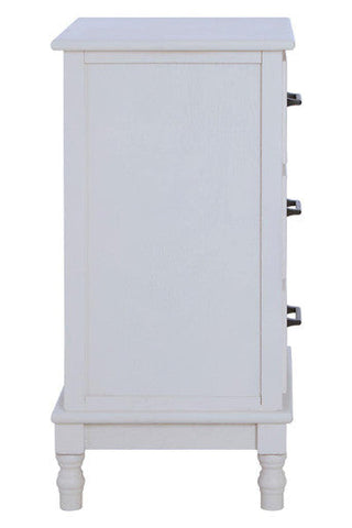 Heritage White 3 Drawer Chest