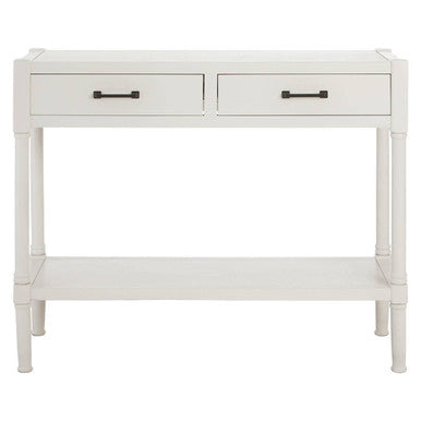 Heritage 2 Drawer White Console Table