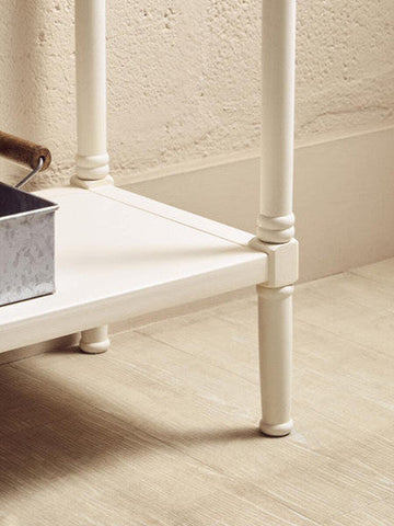 Heritage 2 Drawer White Console Table