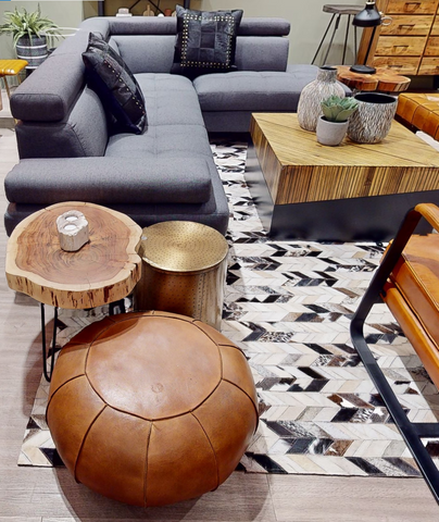 Hanover Grey Linen Corner Sofa