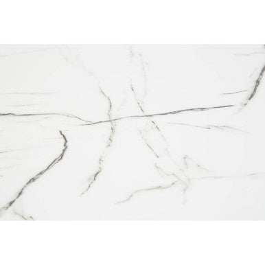 Weston Marble Effect Dining Table With 6 Chairs Set