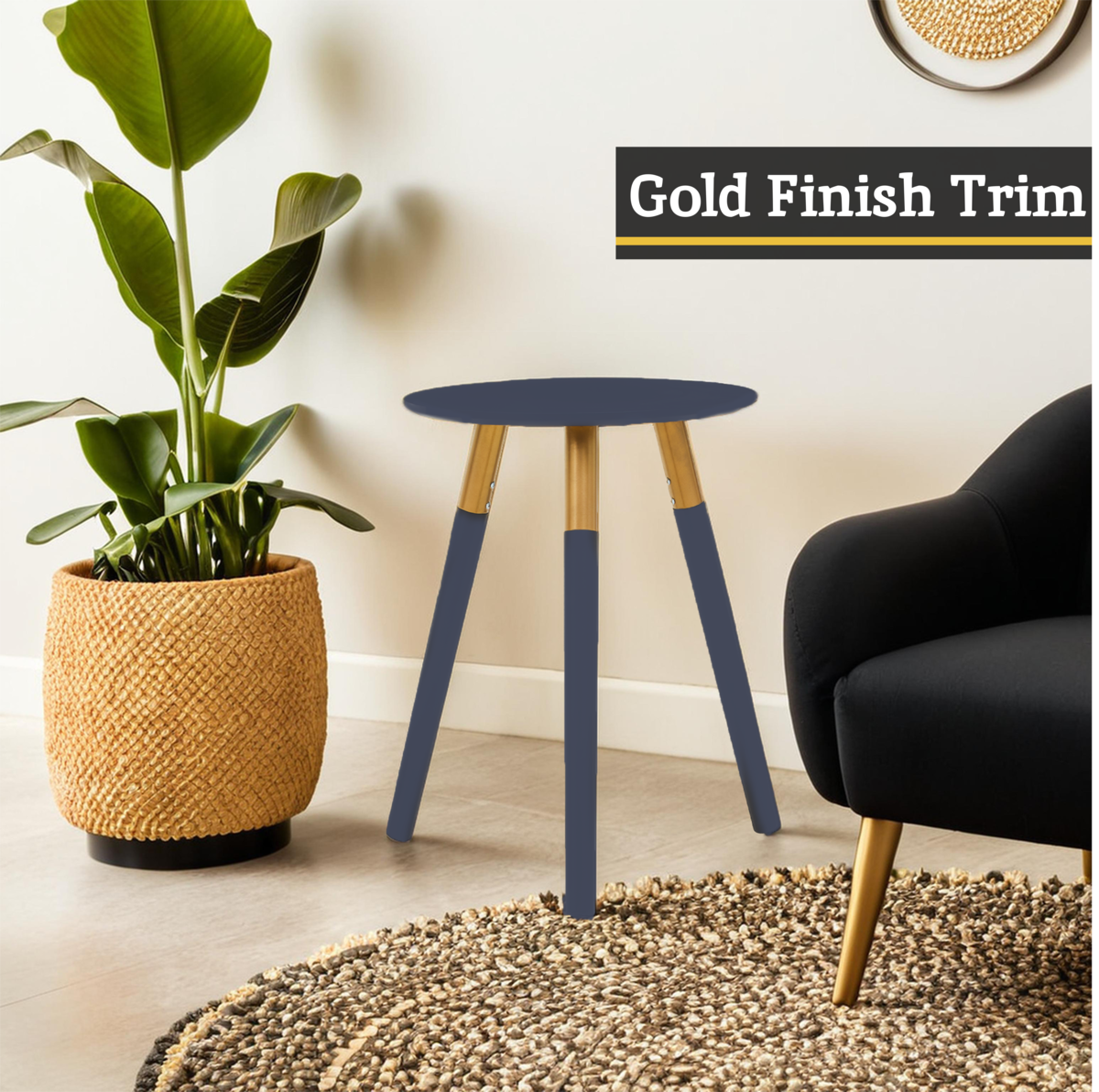 Nostra Dark Grey Side Table