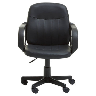 Flint Black Pu Home Office Chair