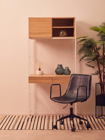 Bradbury Natural Oak Veneer Effect Desk