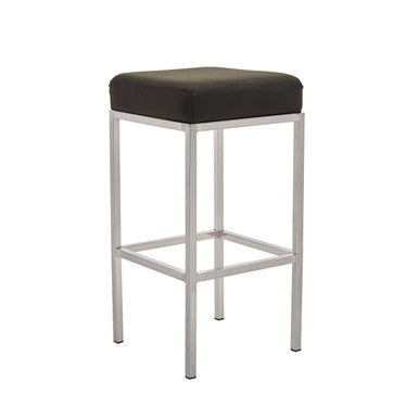 Baina Dark Grey And Gold Finish Bar Stool