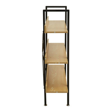 Laxton 3 Tier Light Oak Effect Shelving Unit