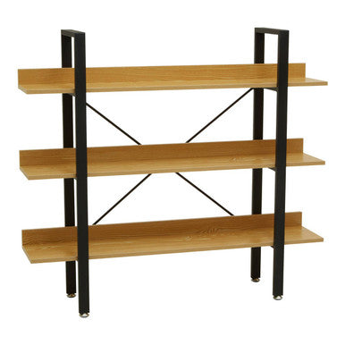 Laxton 3 Tier Light Oak Effect Shelving Unit