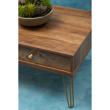 Flori Coffee Table with 2 Drawers