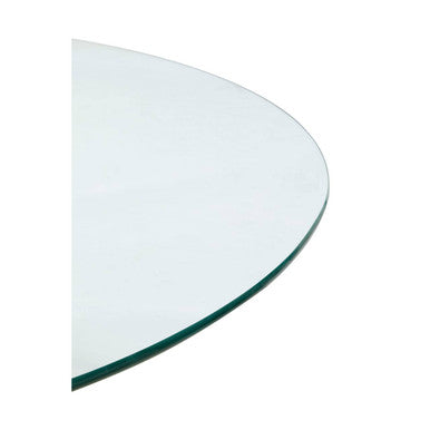 Salford Round Dining Table With Black Wood Effect Metal Legs