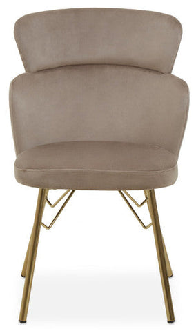 Veneto Mink Velvet Chair