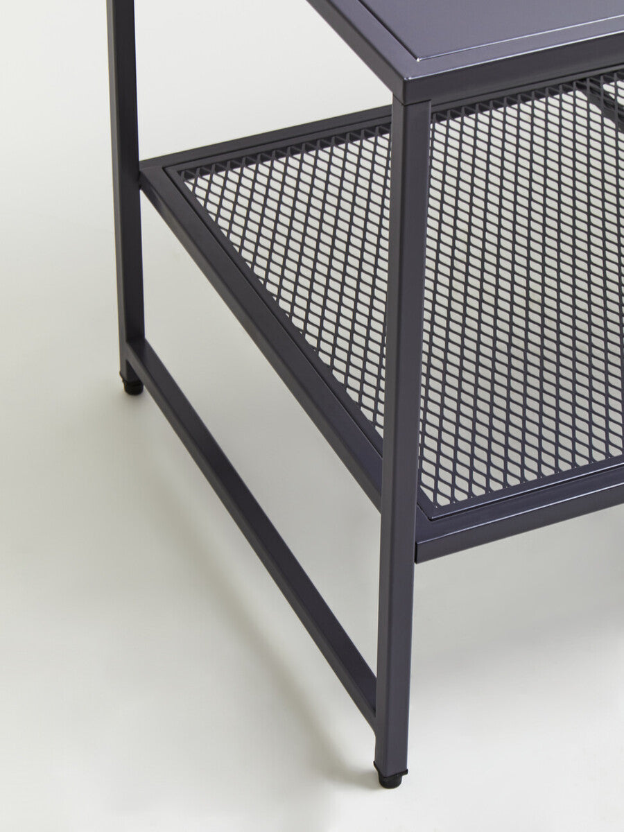 Acero Grey Metal Coffee Table