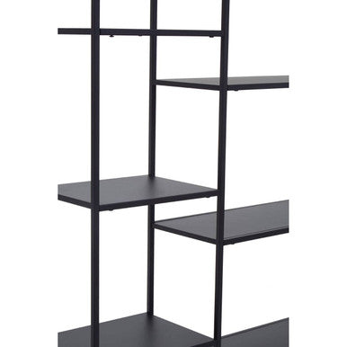 Acero Black Metal Shelf Unit