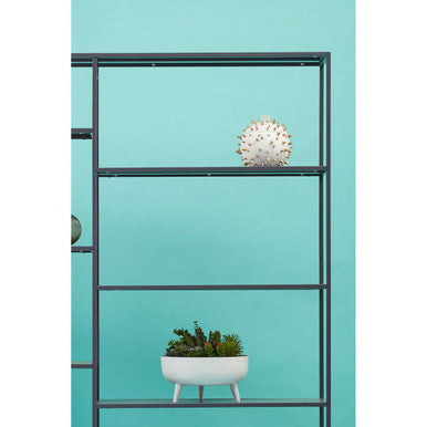 Acero Grey Metal Multi Shelf Unit