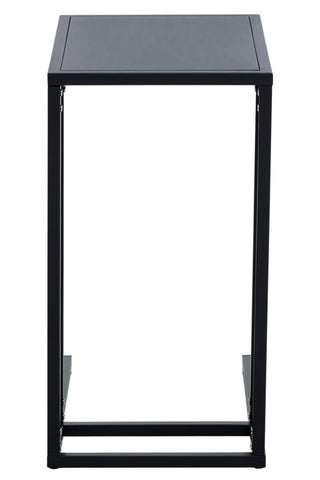 Acero Black Metal Side Table
