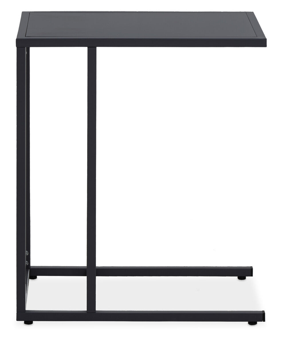 Acero Black Metal Side Table