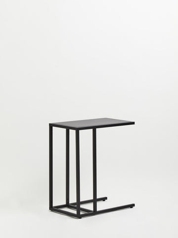Acero Black Metal Side Table