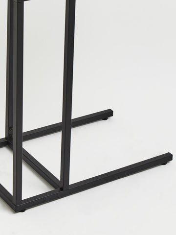 Acero Black Metal Side Table