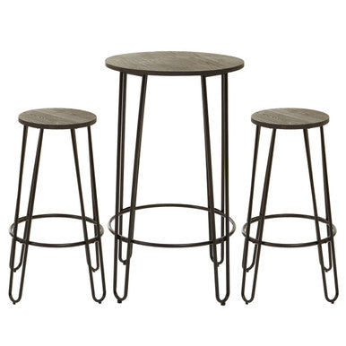 District 3 Piece Bar Table And Stool Set