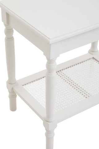 Heritage White Side Table