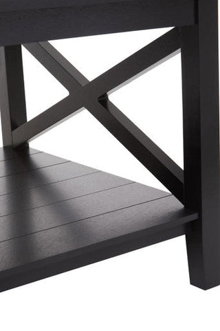 Heritage Black Wood Coffee Table