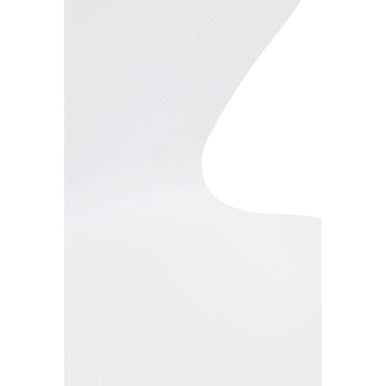 Laila White Seat And Gold Finish Legs Dining Chair