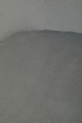 Stockholm Grey Velvet Curved Accent Chair
