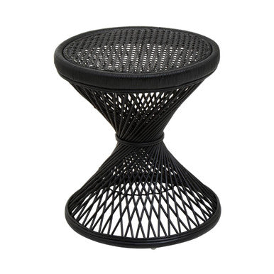 Mataram Black Finish Twisted Table