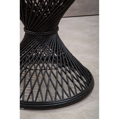 Mataram Black Finish Twisted Table