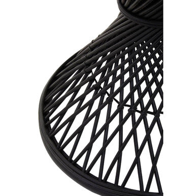 Mataram Black Finish Twisted Table