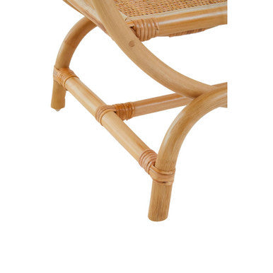 Mataram Three Tier Natural Rattan Round Shelf Unit